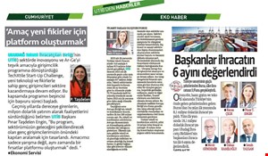 UTİB TEMMUZ AYI BASIN YANSIMALARI