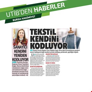 TEKSTİL KENDİNİ YENİDEN KODLUYOR