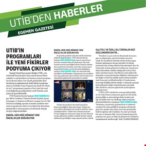 UTİB'İN PROGRAMLARI İLE YENİ FİKİRLER PODYUMA ÇIKIYOR!