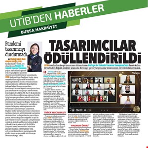 UTİB TÜRKİYE EV TEKSTİLİ TASARIM YARIŞMASINDA DERECEYE GİRENLER ÖDÜLLERİNE KAVUŞTU