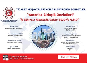 TİCARET MÜŞAVİRLERİMİZLE ELEKTRONİK SOHBETLER | ABD