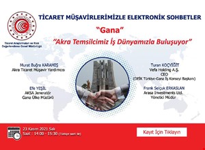 TİCARET MÜŞAVİRLERİMİZLE ELEKTRONİK SOHBETLER | GANA