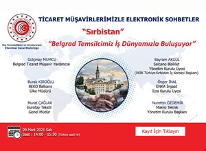 TİCARET MÜŞAVİRLERİMİZLE ELEKTRONİK SOHBETLER | SIRBİSTAN