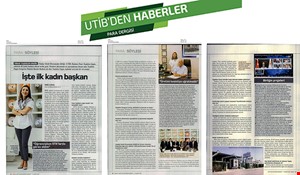UTİB YÖNETİM KURULU BAŞKANI PINAR TAŞDELEN ENGİN PARA DERGİSİ'NDE!