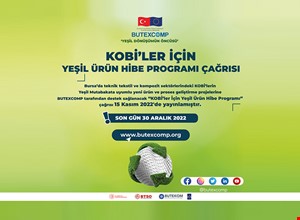 KOBİ'LER İÇİN YEŞİL ÜRÜN HİBE PROGRAMI