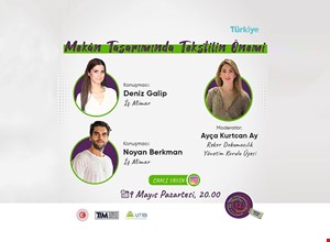 MEKÂN TASARIMINDA TEKSTİLİN ÖNEMİ INSTAGRAM CANLI YAYINI