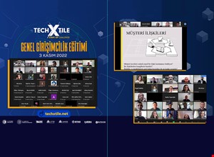 TECHXTILE START-UP CHALLENGE'TA EĞİTİM SÜRECİ BAŞLADI