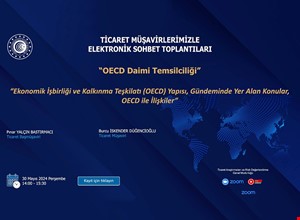 TİCARET MÜŞAVİRLERİMİZLE ELEKTRONİK SOHBETLER-OECD NEZDİNDE TÜRKİYE DAİMİ TEMSİLCİLİĞİ