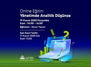 YÖNETİMDE ANALİTİK DÜŞÜNCE | WEBINAR