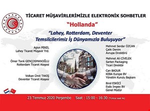 TİCARET MÜŞAVİRLERİMİZLE ELEKTRONİK SOHBETLER | HOLLANDA