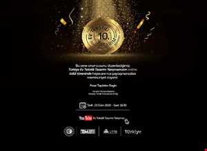 UTİB 10.TÜRKİYE EV TEKSTİLİ TASARIM YARIŞMASI ONLİNE ÖDÜL TÖRENİ DAVETİ