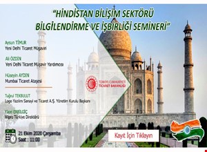 HİNDİSTAN BİLİŞİM SEKTÖRÜ BİLGİLENDİRME VE İŞBİRLİĞİ SEMİNERİ