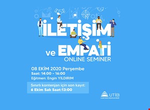 İLETİŞİM VE EMPATİ | WEBINAR