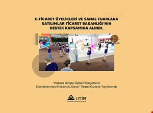 PAZARA GİRİŞTE DİJİTAL FAALİYETLERİN DESTEKLENMESİ HAKKINDA KARAR RESMİ GAZETEDE YAYIMLANDI