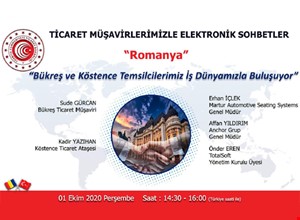 TİCARET MÜŞAVİRLERİMİZLE ELEKTRONİK SOHBETLER | ROMANYA
